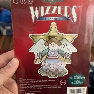 Janlynn Wizzers Angel Ornament Counted Cross Stitch Kit
